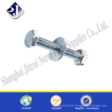 hardware supplies standard size zinc finished bolts and nuts